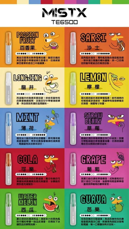 MIST X鴨嘴獸拋棄式 6500口 原廠正品 一次性